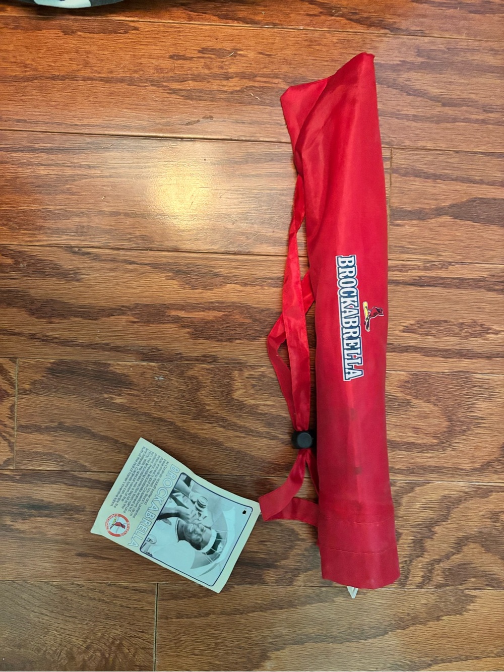 Red Compact Travel Umbrella headwear
